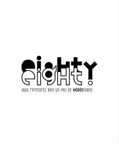 Création logo et identité visuelle - EightyEight - Une réalisation Sapin Blanc - Vosges