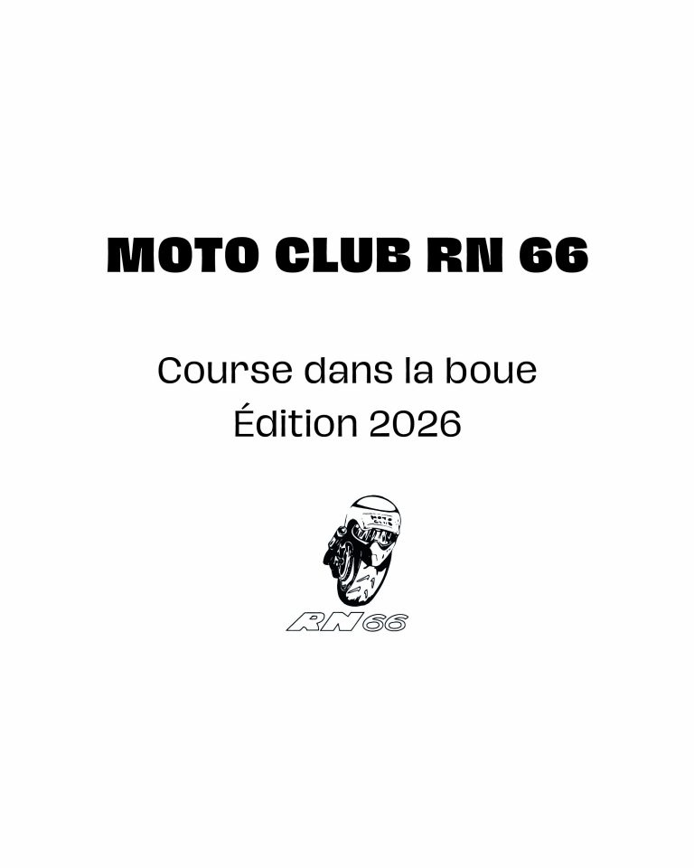 Refonte du visuel des flyers pour la Course dans la Boue - MotoClub RN66 - Réalisation Sapin Blanc - Agence Graphisme - Vosges